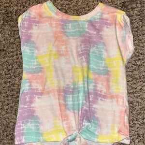 Cat & Jack Pastel Tie-Dye Kids Tee